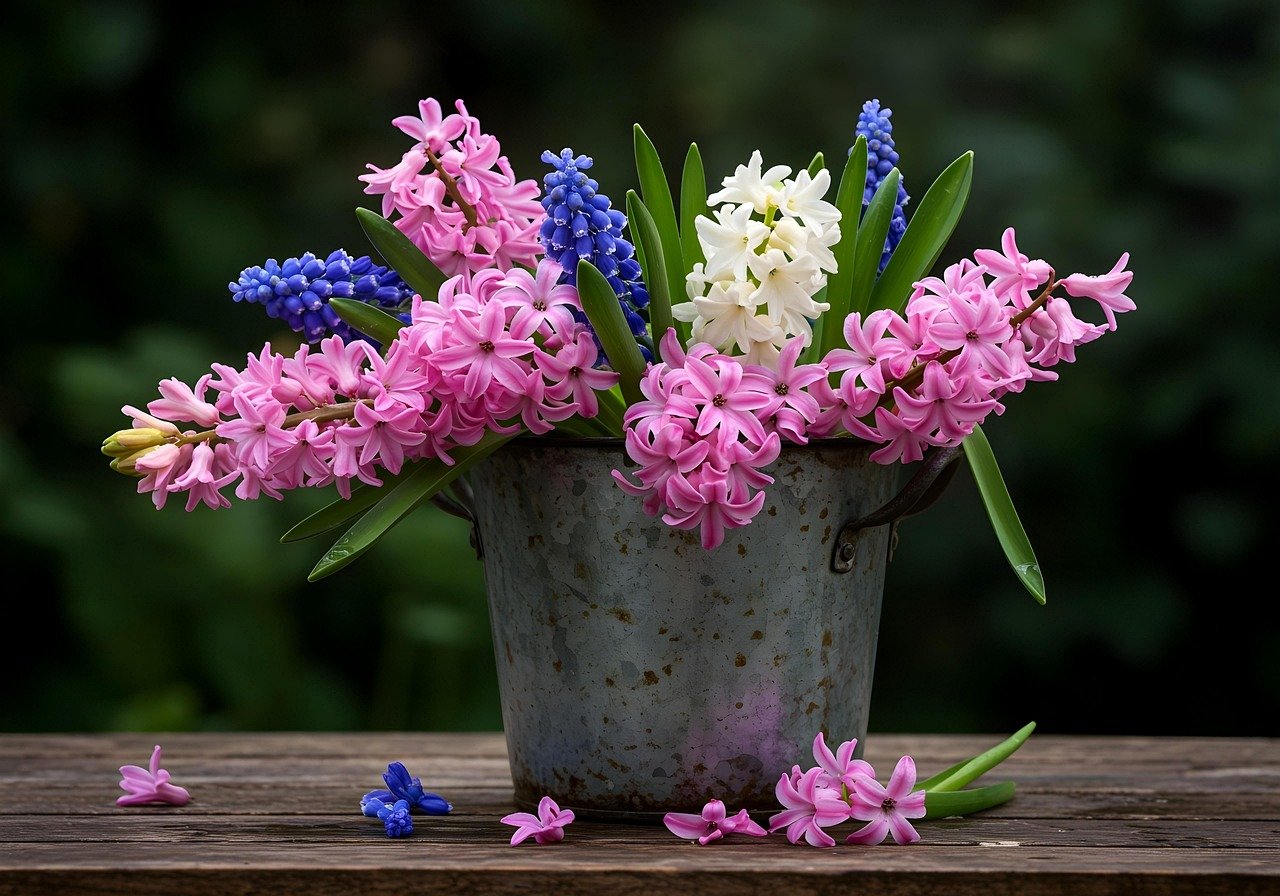 hyacinths, flowers, spring, nature, plants, flora, bloom, ai generated-9432539.jpg